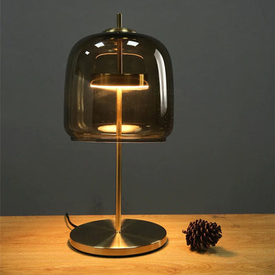Lampe De Chevet Design En Verre
