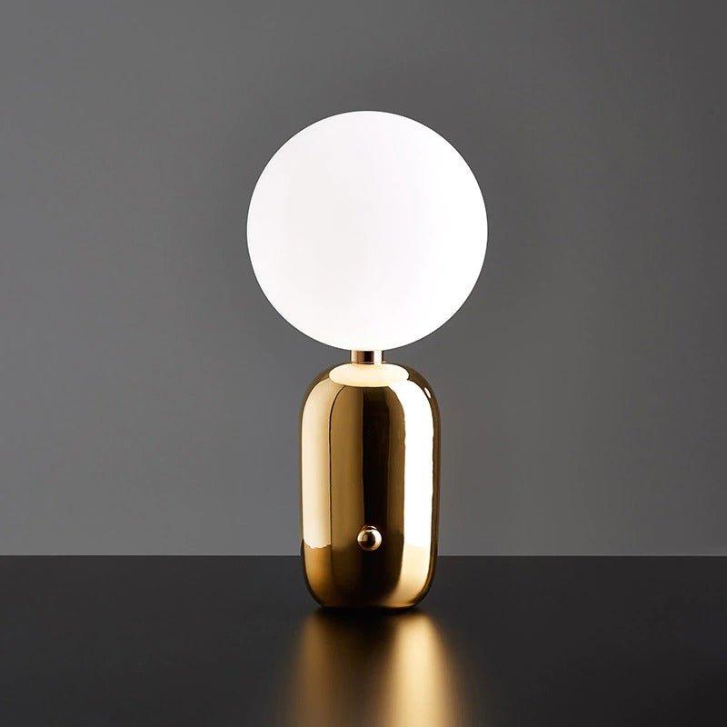 Lampe De Chevet Boule Doré