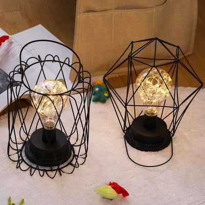 Lampe de chevet Industrielle à Piles