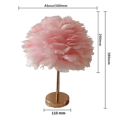 Lampe De Chevet Rose Poudré