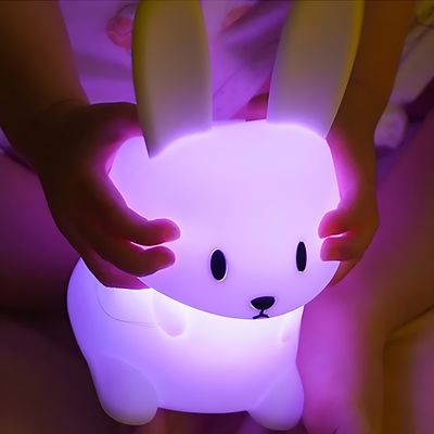 Lampe De Chevet Lapin Rose