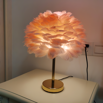 Lampe De Chevet Rose Poudré