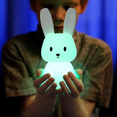 Lampe De Chevet Lapin Rose