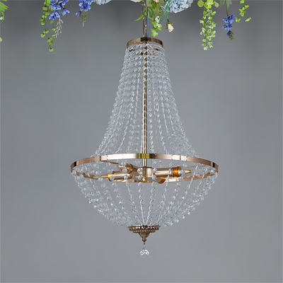 Lustre À Pampille Cristal