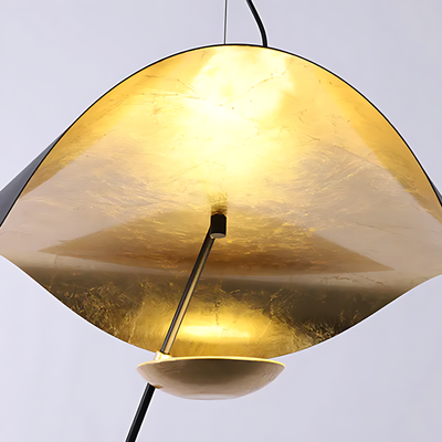 Lustre Noir Et Doré